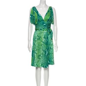 Gorgeous Diane von Furstenberg Silk Wrap Dress - XS - EUC